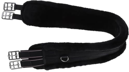 Kerbl Covalliero Sattelgurt Langgurt anatomisch Webpelz schwarz