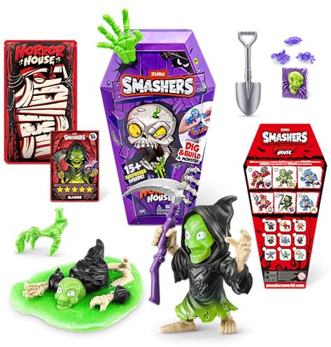 Smashers Horror House (Head Scar) by ZURU, Interactive Toy, Collectable Toy for Kids and Teens