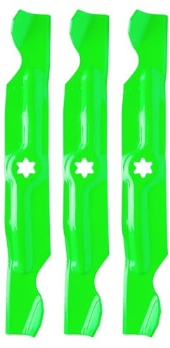 942-04053C RZT50 50 inch Lawn Mower Blades for MT D Cub Ca det RZT 50 LT1050 LTX1050 LTX1050KW LGT1050 50'' Deck Lawn mower Replace 742-04053 742-04053A 942-04053 942-04053A To ro 112-0316 (3 Pack)