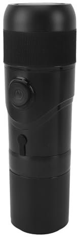 SIXRUN 3-in-1 Tragbare Kaffeemaschine, Kapseln, Extraktion von Gemahlenem Kaffee, Elektrische Kaffeemaschine mit Zigarettenanzünderkabel für Auto, Reisen, Wohnmobil, Camping,