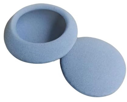 HIOPOIUYT 50mm Foam Replacement Ear Cushions Ear Pads Sponges Cover Headphones Earpads Headsets Earmuffs
