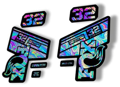 Fork Replacement Decal Sticker Compatibale for Fox 32 2021 Step Cast Elite Series Oil Slick 1 (Matte)