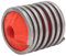 Outdoor Rope Cleaning Brush, Nylon Rope Cleaner, Climbing Cord Washer Tool, C Act Lightweight Rope Washing Brush for 8-13mm Ropes - Red
