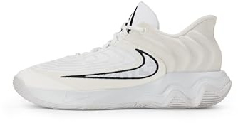 Nike Men's Giannis Immortality 4 Basketball Shoes, White/Black-Pure Platinum, 10