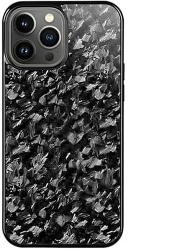 Generic Forged Carbon Fiber Phone Case, 2025 Magnetic Case Cover for iPhone 16 15 14 13 12 Pro Max (16 Pro, Black)