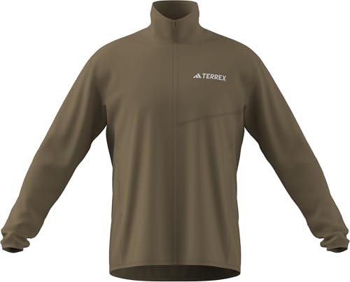 adidas Herren Terrex Multi Climawarm Full Zip Tech Fleece Jacket, Cardboard, S