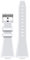 JVEIWAD Konvexes Armband kompatibel mit Tissot PRX Serie T137.407/T137.410 Super Player 40 mm Gummi-Silikon-Schnellverschluss-Uhrenarmband, 12 mm(White)