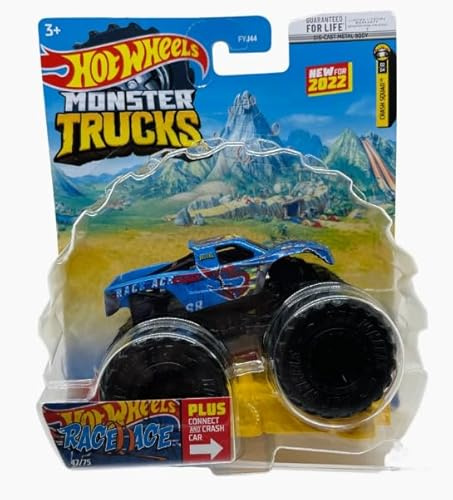 Hot Wheels Monster Trucks Race Ace, Connect and Crash 47/75