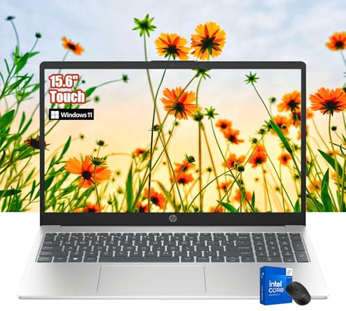 HP Pavilion Touch Laptop - Intel Business Laptop i7-1255U Beat i9-8950HK - Pantalla FHD de 15.6 pulgadas - 16 GB de RAM - SSD PCIe de 512 GB - Gráficos Intel Iris Xe - W/mouse