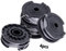 XEDLAMP Bobine de Coupe-Bordures, for Bosch, Art 24 27 30 30-36, 4 Paquets de bobines de Coupe de Remplacement de Fil de Coupe, bobines de 1,6 mm 6 m de Fil par Bobine de Fil pour débroussailleuse