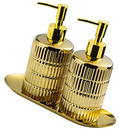 CALLARON 1 Set Pressing Bottles with Tray Durable Bathroom Storage Containers for Lotion and Soap Dispenser Lightweight and Easy to Use for Organizing Your Bathroom