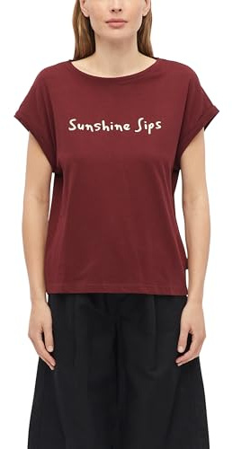 s.Oliver Damen 2178612 T-Shirt mit Frontprint (1er Pack)
