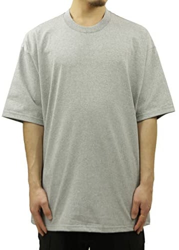 Pro Club Men's Comfort Cotton Short Sleeve T-Shirt, Heather Gray, Large