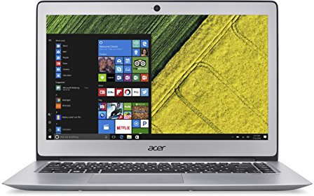 Acer Swift 3 SF314-51-59TD Notebook, Processore Intel Core I5-7200U, RAM 8 GB DDR4, SSD 256 GB, Scheda Grafica Intel HD, Argento