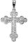 925 Sterling Silber Eastern Orthodox Icxc Kreuz Damen Anhänger