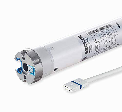 Moteur électronique pour volet roulant de dernière génération, Becker, Evo-lution, R8/17 Evo, 8Nm, SW60 avec câble et bloc de notification gratuit Becker