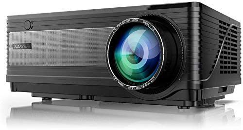 Videoproiettore, YABER 4800 Lumen Led Proiettore 1080P Supporto Nativa 1080 * 800, 200Display Home Cinema, Videoproiettore Per Iphone, Smartphone Android, Pc, Con Tv/Av/Vga/Usb/Hdmi