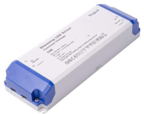 Kingled - Alimentatore 100W DC 12V 8.3A per Strisce Led - Trasformatore Dimmerabile - DIMM12-100 TRIAC