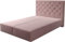 DELIFE Boxspringgestell Dream-Great Mikrofaser Rosé 140x200 cm