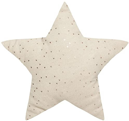 Atmosphera - Kinderkissen Berlingot Stern - Baumwolle - beige - 40x40 cm - Beige