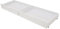 Juego de 2 cajones Blancos para Guardar bajo la Cama, Caja de Madera con Ruedas para Guardar bajo el somier