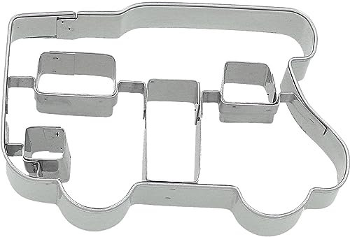 Birkmann, Ausstechform Wohnmobil, Ausstechform zum Ausstechen und Dekorieren von Plätzchen, Marzipan, Fondant, Edelstahl, spülmaschinengeeignet, Größe:8 cm…