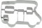 Birkmann, Ausstechform Wohnmobil, Ausstechform zum Ausstechen und Dekorieren von Plätzchen, Marzipan, Fondant, Edelstahl, spülmaschinengeeignet, Größe:8 cm…