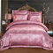 DXHOME Rosa Altrosa Bettwäsche 200x220 Satin 3 Teilig Seidenbettwäsche Sommer Mikrofaser Deckenbezug mit Reißverschluss und 2 Kissenbezügen 80×80 cm