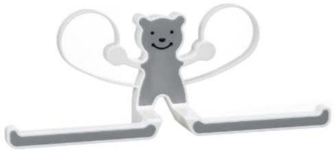 LAKYMIE Schmuckhalter Haarbänderhalter Organizer Haarreifen Haargummi Aufbewahrung Organizer Bär Wandmontage Haarschmuck Organizer Halter