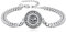 PROESS Memento Mori Skull Armband 925 Sterling Silber Totenkopf Skull Armkette Memento Mori Schmuck Geschenke für Damen und Herren