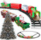 Glac Store Trenino Natalizio con Supporto per Albero, 2 Vagoni, Luci e Suoni, Diametro 89 cm