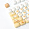 Hunfuthr PBT Cute MOG Profile Keycap,137 Keys Yellow Round Keycaps Set, Kawaii Custom Dye-Sublimation Keycap for 100% 75% 65% 60% Cherry Mx Mechanical Keyboard (Bread Cat)