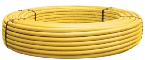 Kit tubo multistrato nudo per gas 20x2 mm 1 mt con 2 raccordi già pressati pronto per l'installazione