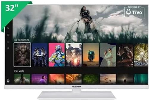 TELEFUNKEN TE32750B45I2DW - TV 32 Pollici, Smart TV 4K, DVB-T2, LED, Classe energetica E
