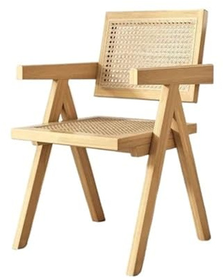 LXLAEOANG Klappstuhl Holz Moderne Armlehne Esszimmerstühle Lazy Chair Rückenlehne Silla Plegable Krzesla Do Jadalni Stühle Wohnzimmer(Style 3)