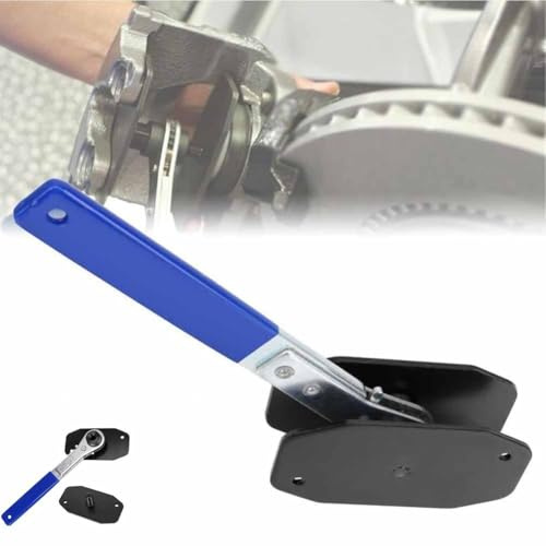 Mlthcig 360° Rotating Ratchet Brake Caliper Tool, Brakes Caliper Compression Tools with 360 Degree Swing Ratchets Calipers Piston Spreader with Steel Plates, Professional Brake Pad Separator(1pc)