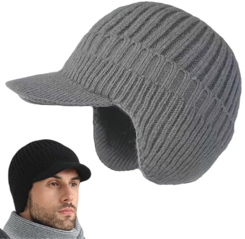 Kuisoe Skandinavische Wintermütze,fjordwarm mütze,mütze mit Ohrenklappen Damen Herren,Winddichte Kälteschutz.Für Meinen männlichen Freund