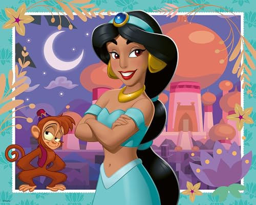 Ravensburger Kinderpuzzle 12004397 - Disney Jasmin - 48-teiliges Disney Prinzessinnen-Puzzle in Einer wunderschönen Geschenk-Box, tolles Geschenk für Kinder ab 4 Jahren