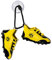 Borussia Dortmund 17150900 Autoschuhe, SCHWARZ, one size