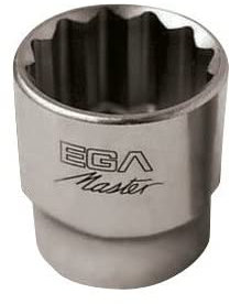 EGAMASTER 38520 - Llave de vaso 1/2 - 32 mm inox (12 cantos)