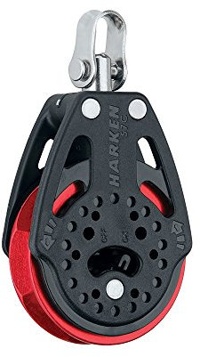 HARKEN 2135 57mm Carbo Ratchet Block - Red - Swivel