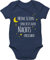 Baby Body Junge Mädchen - Sprüche - Meine Eltern sind jetzt auch nachts erreichbar I - 1/3 Monate - Navy Blau - babyparty geschenk neutral babymode witzig spruch strampler bodys babygeschenk