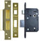 LEGGE N5642 BS 5 Lever Sashlock - 64mm Polished Brass