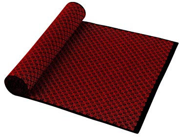 WANYING Winter Herbst Herren Strickschal 6% Wolle Gestrickter Schal Einfach Schick Gentleman - 180 * 30 cm Klein Kariert Rot Schwarz