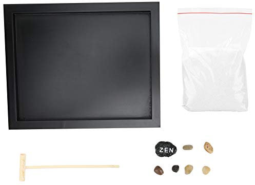 Zen Garden with Sand Zen Garden Candle Holder with Pushing Sand Pen Home Decorations for Living Room Bathroom Dining Room