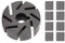 Ymiko Zentralverriegelendes Vakuumpumpenmotorlaufrad für SL-Klasse (R230) 2001-2011, 1. Generation 2001-2006 - SL350, SL500, SL600, SL55AMG, SL65AMG