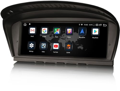 Android 10 Autoradio 8,8 pollici per BMW Serie 3 E90 E91 Serie 5 E60 E61 Serie 6 E63 E64 CCC con supporto schermo OEM GPS Navi Carplay Android Auto IPS WiFi 4G DAB+ DVR TPMS