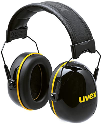 Uvex K20 faltbare Gehörschutzkapsel - 33 dB Dämmung - Schwarz/Gelb