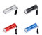 Invero 4 Pack Super-Bright Mini 9 LED Bulb Pocket Torches - Small Keyring Torch Flashlight for Camping, Hiking, DIY, Travelling, Outdoors and More