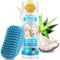 BluePet Hundeshampoo sensitiv 200ml inkl. Badestriegel – rückfettend & pH-hautneutral – für Langhaar & empfindliche Hunde – gegen Juckreiz, Gerüche & Schmutz – mit Aloe Vera & Jojobaöl